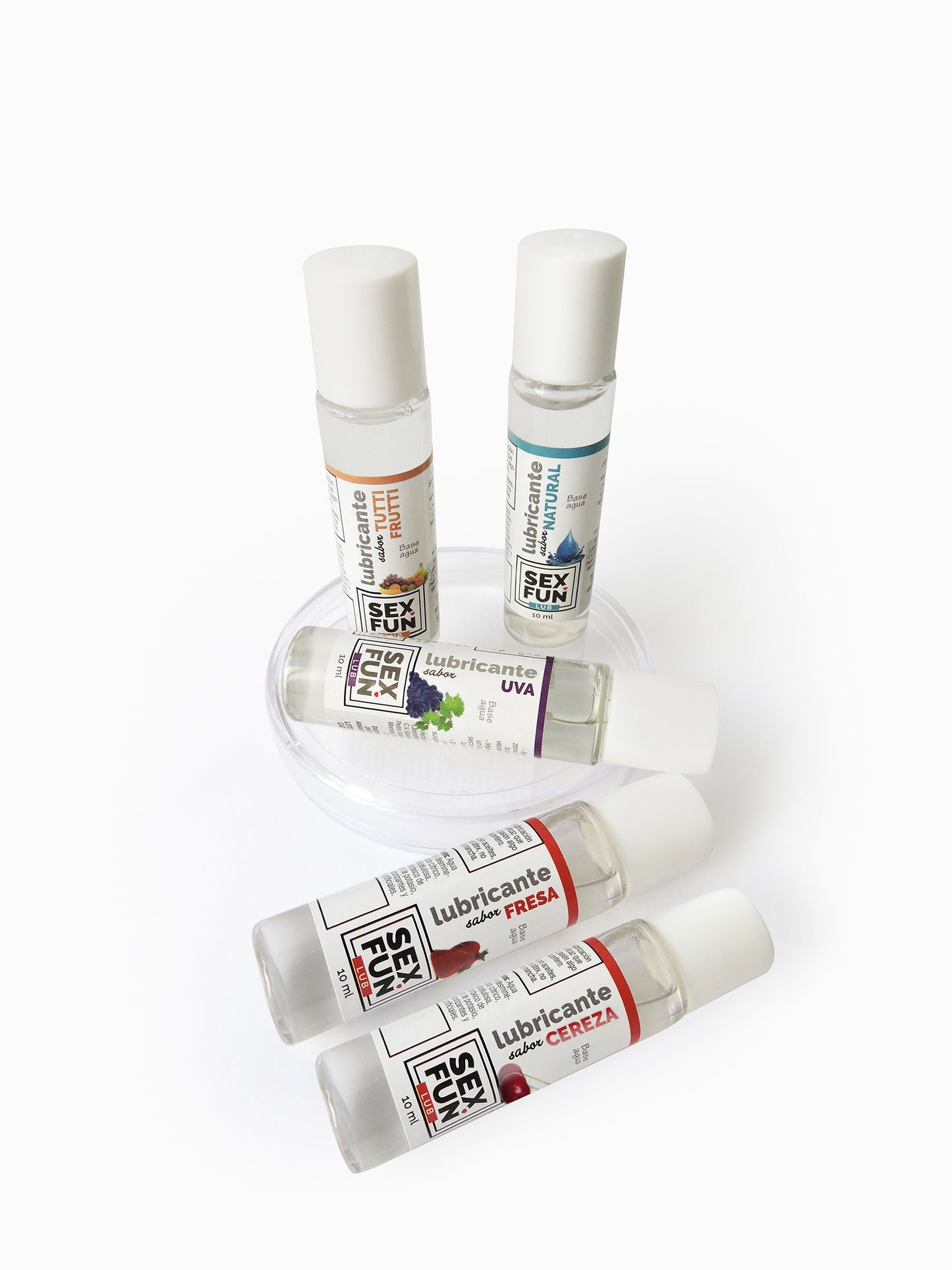 Lubricantes SexFun 10ml Sabores