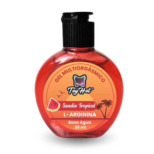 Lubricante base de agua sabor Sandia Tropical con L-Arginina