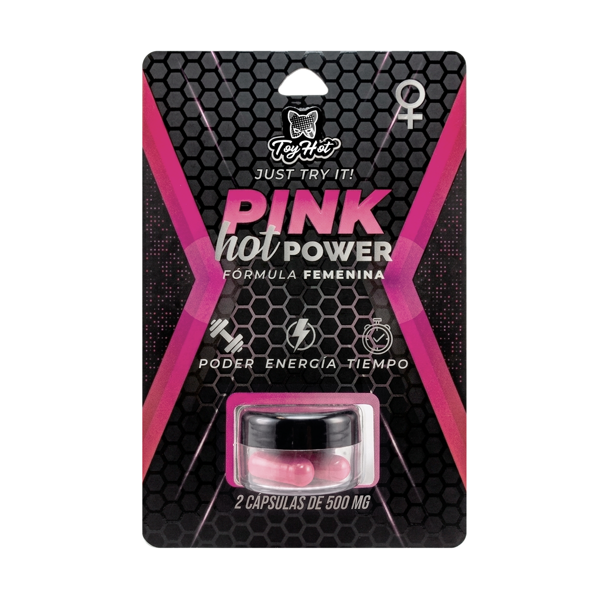 Vigorizante Femenino: Pink Hot Power 2 Cápsulas Toyhot