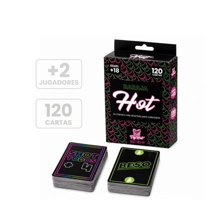 Juego de cartas para adultos: Baraja Hot 120 cartas